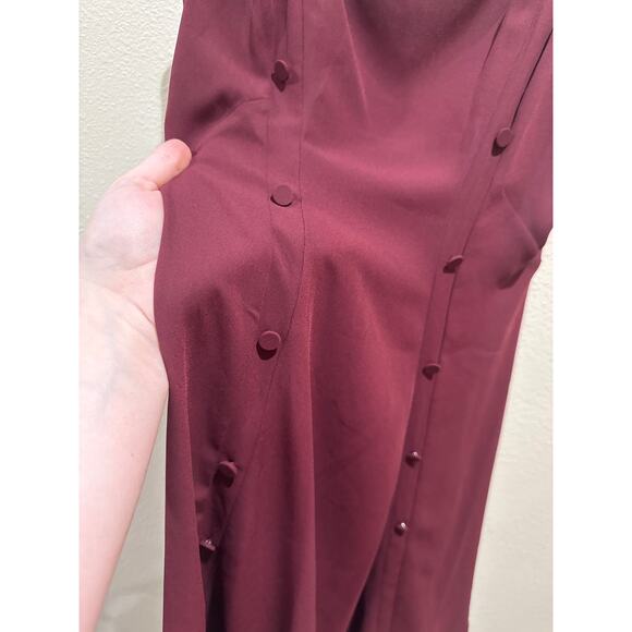 Womens red burgundy Fame and Partners The Guava Dress size 6 NEW - Picture 3 of 7
